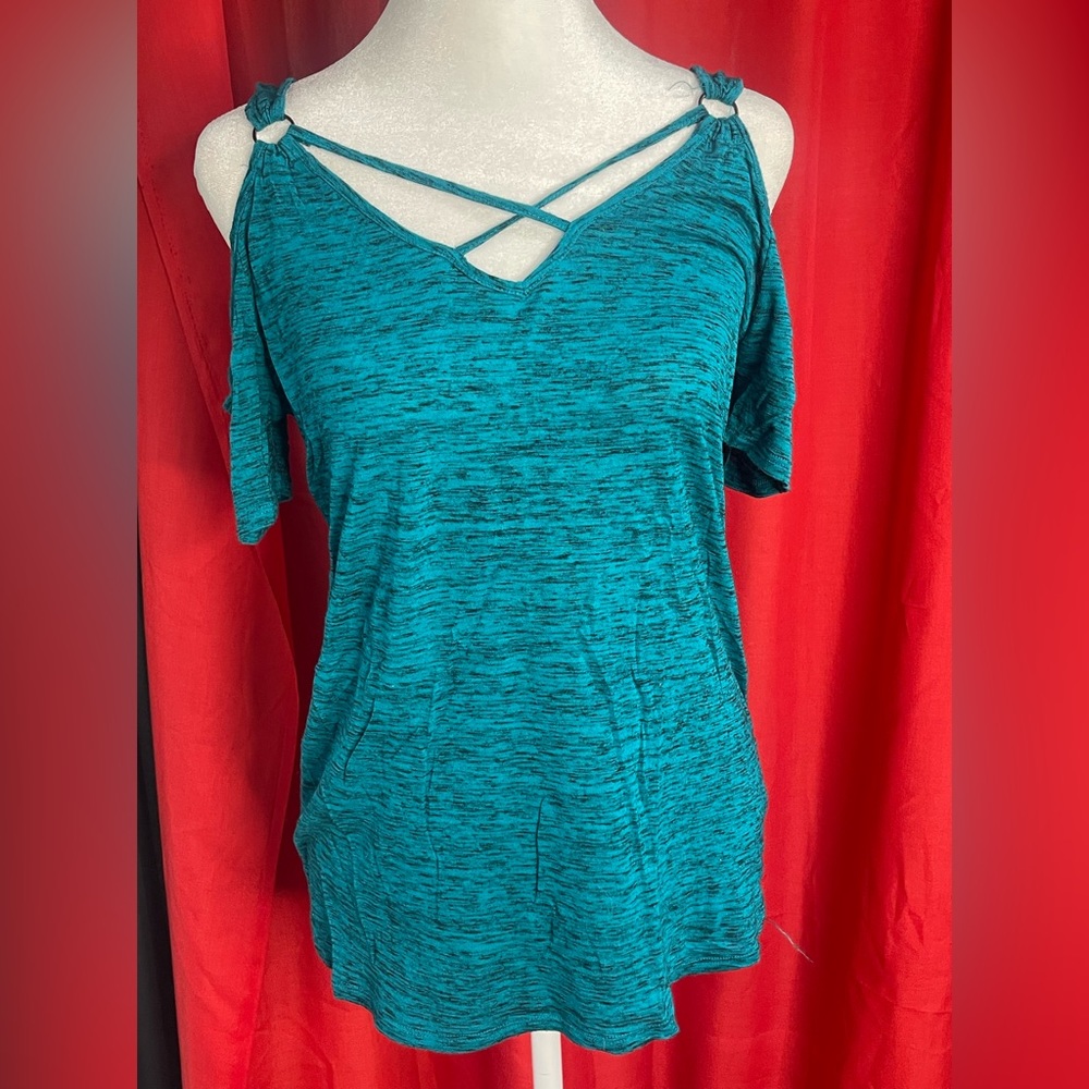 Rock and Republic short sleeve top Teal